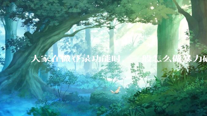 大家在做登录功能时，一般怎么做暴力破解防护？