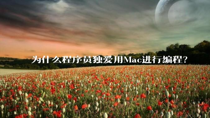为什么程序员独爱用Mac进行编程？